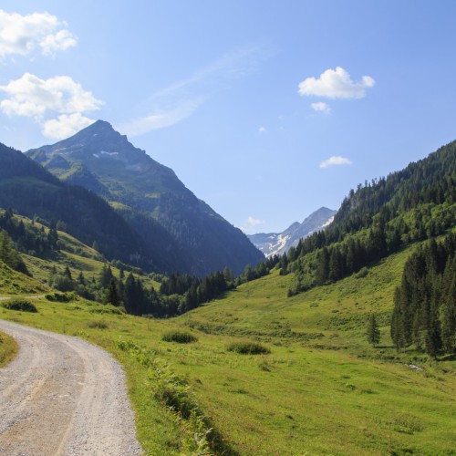 Wandelpad in het Zillertal