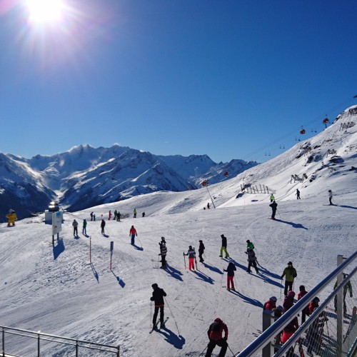 Königsleiten piste winter