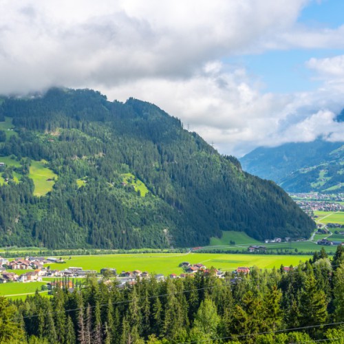 Zell am Ziller vallei zomer